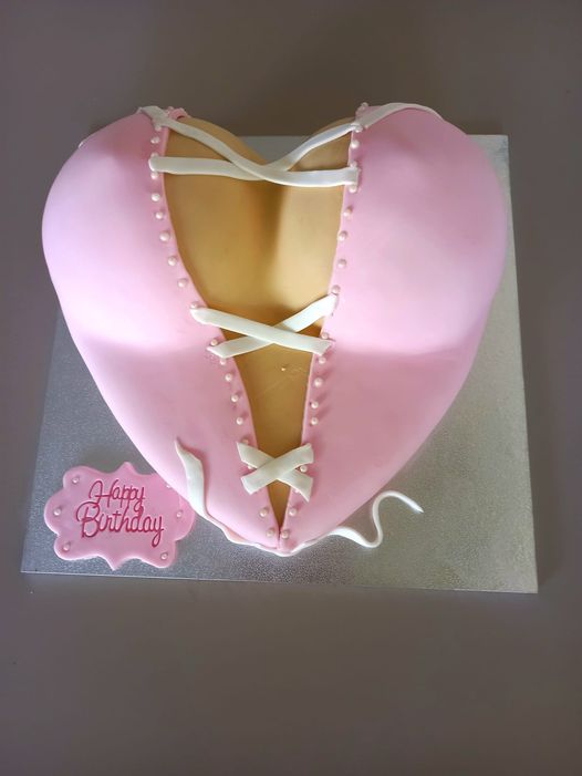 Pink Boob Cake